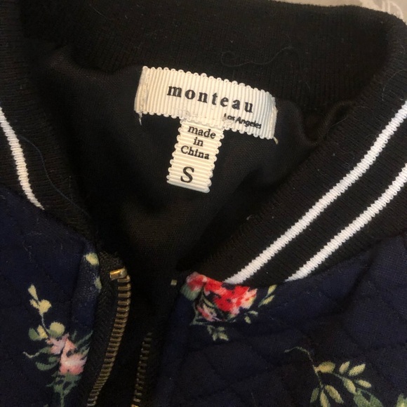 Cutest Quilt stitch Floral Jacket Girls Sml - Picture 4 of 4